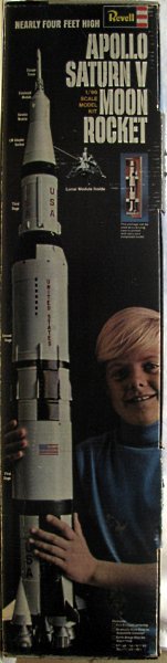 Revell 1/96 Apollo Saturn V Moon Rocket - 46 inches tall, H1843-1200 plastic model kit